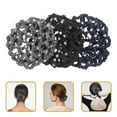 thumbnail image 3 of 6 piezas de redecillas para moño de ballet con pedrería, accesorios para novias y decoración del cabello, 3 of 7