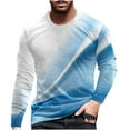 thumbnail image 2 of cllios Chandails à Manches Longues pour Hommes T-Shirt Graphique 3D Grande Taille Décontracté Col Rond Hauts Nouveauté Tendance T-Shirts, 2 of 5