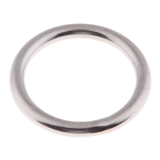 1 Pieza de Hamacas con Junta Tórica de material acero Inoxidable, Accesorios de Encuadernación Y Aparejo 6mm x 40