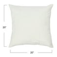 thumbnail image 2 of Creative Co-Op 20"  Square Modern Geometric Quilted Pillow Cover, 2 of 6