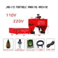thumbnail image 2 of Portable Marking Machine For VIN Code 170*110 Pneumatic Metal Dot Peen Marking Machine Plotter Printer Coding Machine, 2 of 6