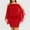 Red, variant on Women Plus Size Wedding Guest Lace Swing Dress Retro Half Sleeve Off Shoulder Formal Evening Prom Midi Dress Tunic Dress Women Summer Tunic Dress V Neck Casual Loose Cute Maxi Dresses for Women Denim