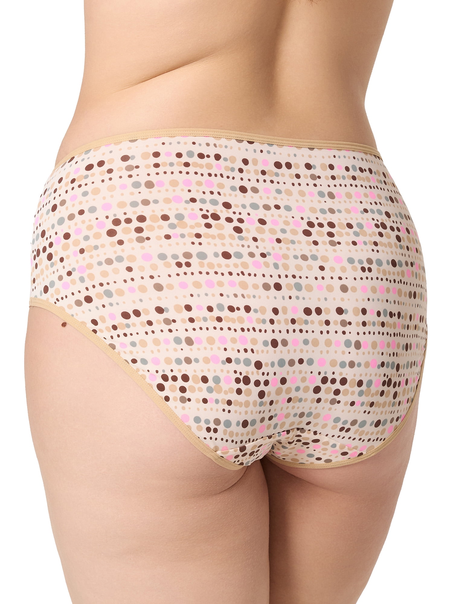 Kindly Yours Women’s So Comfy Micro Brief Underwear, 4-Pack, Sizes XS-XXXL