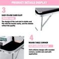 thumbnail image 6 of Portable Folding Table - Small Outdoor Folding Table, Suitable for Travel, Camping, Beach, Barbecue, Picnic, Party, Patio, 6 of 13