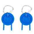 thumbnail image 1 of 2pcs Toilet Flapper Durable Toilet Drain Toilet Tank Accessory for Home Bathroom, 1 of 7