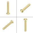 thumbnail image 5 of Brass Machine Screws, M3x20mm Phillips Pan Head Fastener Bolts for Furniture, Office Equipment, Electronics 36Pack, 5 of 6