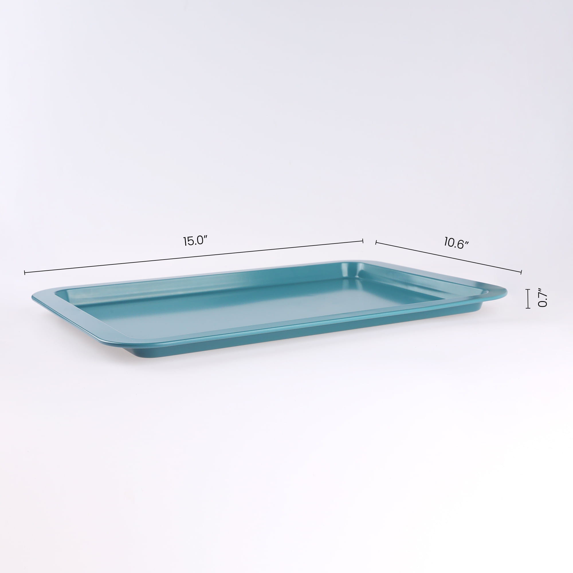 Unique Bargains Baking Sheet Pan Cookie Sheets Green 3 Pcs