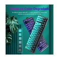 thumbnail image 2 of Teclado Gamer Mecánico Español Tr95 RGB Alámbrico, Esmeralda, 2 of 4