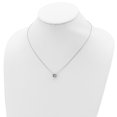 thumbnail image 4 of Diamond2Deal Collier Rallonge en Argent Sterling 925 Rhodié Vibrant CZ avec 2 Po pour Femmes 16 Pouces, 4 of 7