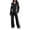 #03 Black, variant on Track Suits for women 2 Piece Set, Color Block Long Sleeve Pullover, Mathching Wide Leg Pants with Side Stripe, Casual Fall Outfits, L