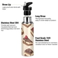 thumbnail image 3 of Yayeee 33oz Insulated Water Bottle Double Wall Stainless Steel with Flip Straw Lid, Strawberry Cake, 3 of 7