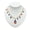 A, variant on Patriotic Theme Necklace Red White and Blue Pendant Necklace with Star Heart and Teardrop Charms