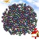 thumbnail image 3 of 200 Pieces 6mm DIY Acrylic Colorful Heart Cube Beads for Jewelry Making DIY Bracelets (Black), 3 of 3