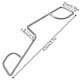 thumbnail image 5 of Stainless Steel Fence Panel Clamps Secure Garden Gate Brackets Anti-Vibration Fence Fasteners, 5 of 5