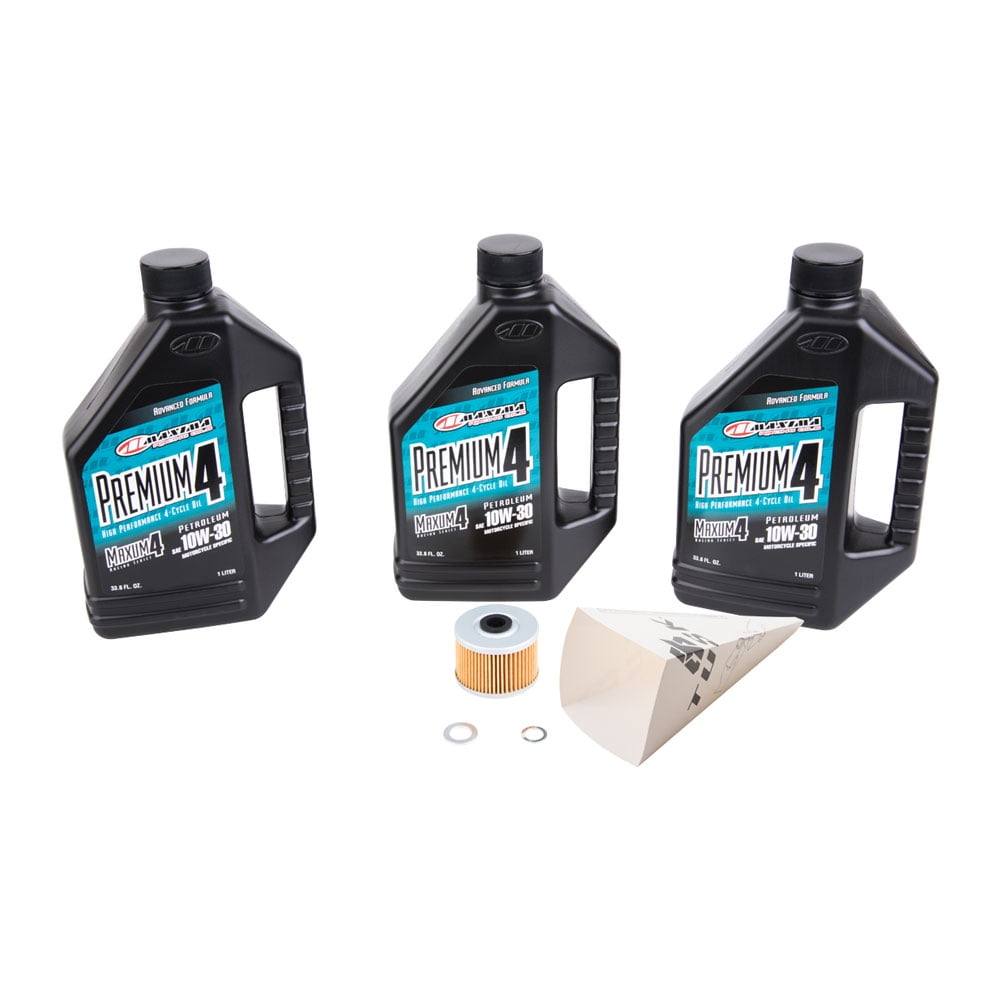 Tusk 4Stroke Oil Change Kit for Maxima Premium 10W30 For Honda XR650L
