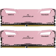 Timetec Pinnacle Konduit 16GB KIT(2x8GB) DDR4 3200MHz PC4-25600 CL16-18-18-38 XMP2.0 Overclocking 1.35V Compatible for AMD and Intel Desktop Gaming PC Memory Module RAM - Pink