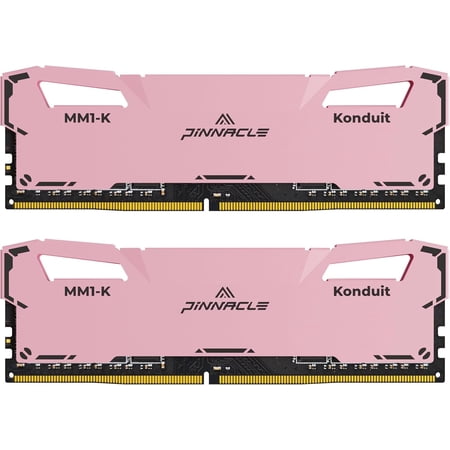 Timetec Pinnacle Konduit 16GB KIT(2x8GB) DDR4 3200MHz PC4-25600 CL16-18-18-38 XMP2.0 Overclocking 1.35V Compatible for AMD and Intel Desktop Gaming PC Memory Module RAM - Pink