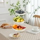 thumbnail image 5 of Cesta de Fruta de Hierro para Sala de Estar, Hogar, Tres Capas, Aperitivos, Frutas Secas, 5 of 6