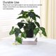 thumbnail image 3 of Plantas artificiales Bearachild hoja Planta falsa Interior Exterior decoración hogar, 3 of 6