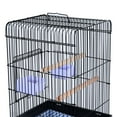 thumbnail image 2 of Pawhut 51" Metal Indoor Bird Cage Starter Kit With Detachable Rolling Stand, Storage Basket, And Accessories, Black, 2 of 9