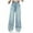 Blue, variant on Jalioing Wide Leg Jeans for Big Girls Stretch Waist Straight Pants with Pockets Fashion Baggy Denim Jeans