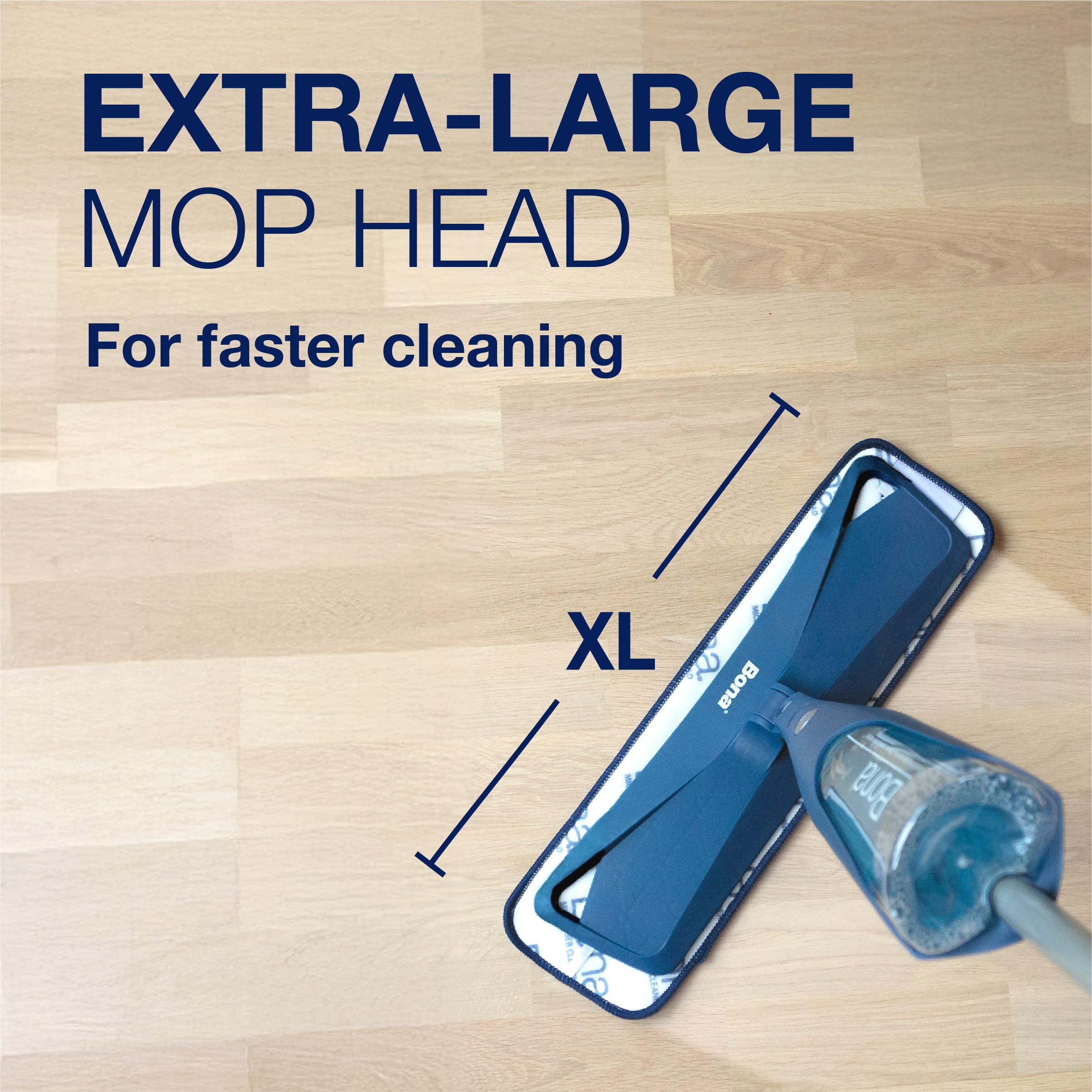Bona Spray Mop for Hardwood Floors Kit - Includes Reusable Microfiber Cleaning Pad and Pre-Filled Cartridge