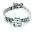 thumbnail image 1 of El verano de vela treasue Hunt pixel Pulsera pulsera pulsera de cristal amor pulsera ajustable, 1 of 2