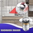 thumbnail image 3 of Wash Basin Core Bounce Drain Filter Up Bathroom Sink Plug Stopper Universal, 3 of 5