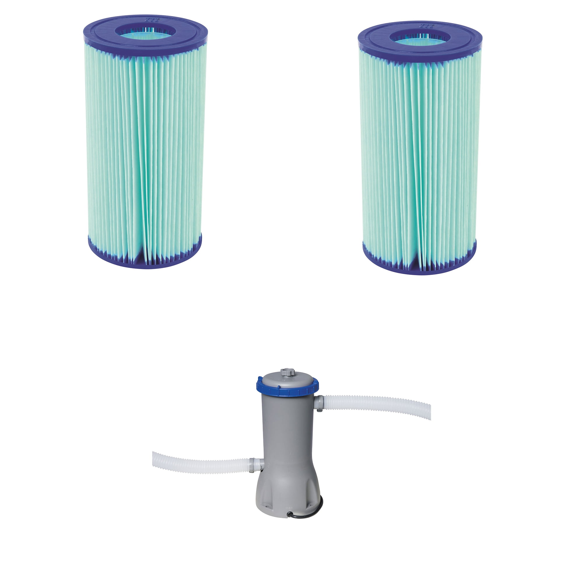 Bestway Anti Microbial Type III Filter Cartridge (2) w/Above Ground