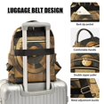thumbnail image 4 of JIALIOU Mini Backpack Purse for Women Quilted Casual Daypack Small Travel Shoulder Bag, Abstract Olive Brown Geometric, 4 of 7