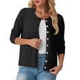 thumbnail image 3 of Fall Cardigan Sweaters for Women Lightweight 2026 Long Sleeve Button Down Open Front Cardigan, 2XL, 3 of 5