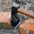 thumbnail image 4 of 1 Packs Portable Small Hoe Ice Adze Tool for Gardening Farming Outdoor Digging Planting Shoots Lightweight Manganese Steel with Wood Handle, 4 of 6