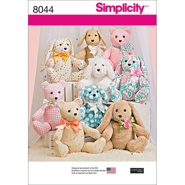 one piece teddy bear pattern