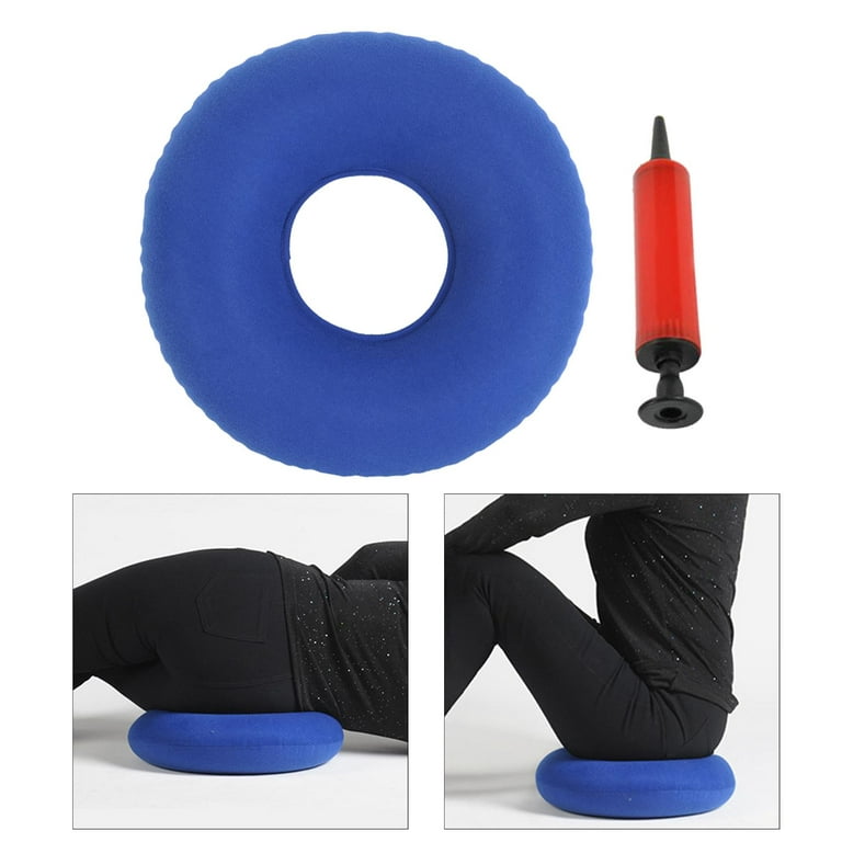 Timberlake Donut Seat Cushion in Blue