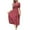 Red, variant on Blmnix Party Dresses for Women Fit & Flare Flowy Vintage Dresses Crew Neck Red Short Sleeve Cocktail-Length Empire Waist Dress for Women,M