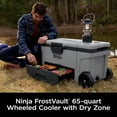 thumbnail image 2 of Cooler Ninja Outdoor FrostVault de 65 cuartos de galón con ruedas y temperatura de refrigerador, 2 of 7