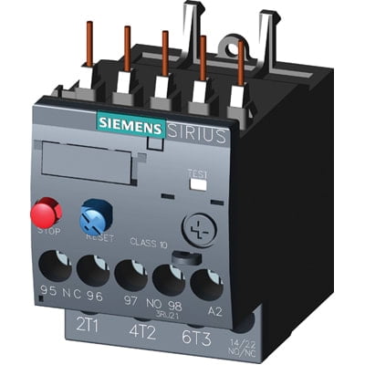Siemens OverloadRelay, IEC, Thermal, Auto/Manual 3RU21264FB0