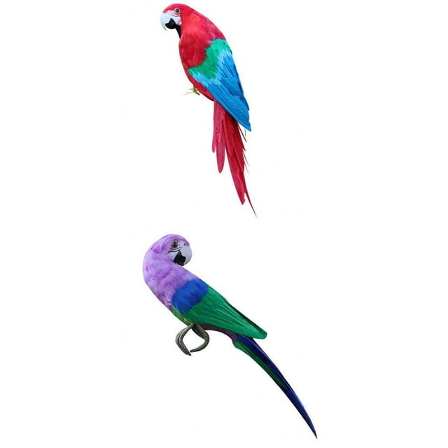 2 Piezas Pájaro Decorativos Zulema Artesanías de Patio Accesorios de Cortadoras de Césped DIY