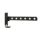 thumbnail image 2 of Tendedero de pared plegable negro mate con gancho universal para baño e interior. Eficiente para espacios pequeños. Percha de aleación de aluminio., 2 of 6