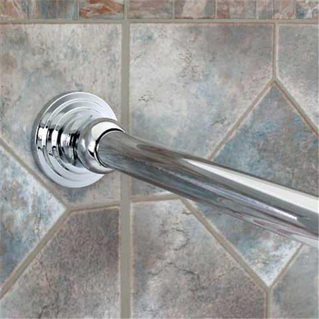 Dynasty Hardware Dyn Sr72 Cm Solid Br 72 In Polished Chrome 1 Dynasty Hardware Dyn Sr72 Cm Solid Br 72 In Polished Chrome 1 Diameter Shower Curtain Rod And Mountain Brackets