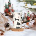 thumbnail image 2 of Yayeee Flameless Candles with Remote Flickering Battery Operated Multi Color Changing, Christmas Plaid Deer, 2 of 7
