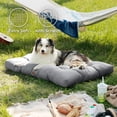 thumbnail image 3 of Cama extragrande para perros Bedsure, 112 x 89 x 10 cm, impermeable, gris, 3 of 9