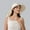 Beige, variant on Womens Wide Brim Sun Hat UV Protection Flap Design with Back Bow Detail and Adjustable Chin Strap - Beige