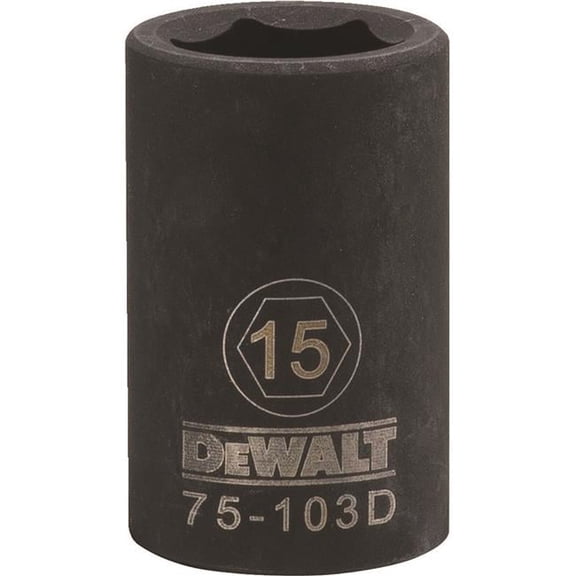 Stanley Tools 233323 15mm Impact Socket - 0.5 in. Drive