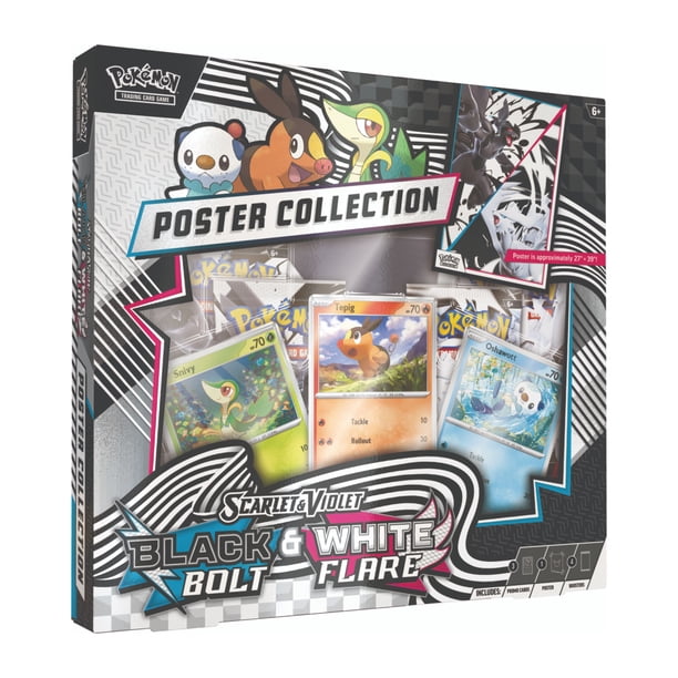 Cartas Coleccionables Pokémon TCG Scarlet & Violet Black Bolt & White Flare Unova Poster Collection en Inglés 1 Pieza