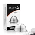 thumbnail image 3 of Stainless Steel Funnel,Coffee Pod Filters Pod Filters Cup 70ml Reusable Stainless Steel Refillable Coffee Coffer Coffee Coffer Set Steel Coffee Pod Filters Cup 70ml Set Env135 Yorten, 3 of 6