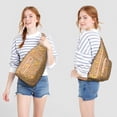 thumbnail image 4 of Delicious Pizza Sling Backpack – Retro Italian Food Design Shoulder Bag, Fashionable Water-Resistant Daypack, 4 of 4