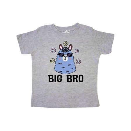 

Inktastic Big Bro Boy Llama Brother Outfit Gift Toddler Boy Girl T-Shirt