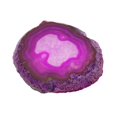 thumbnail image 1 of 1x Coaster Slice Colgante Collar de bricolaje Fabricación Fuschia SM SunniMix Agate Slices Pendant, 1 of 8