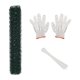 thumbnail image 1 of Malla de alambre de pollo Uxcell 79"x16" recubierta de PVC hexagonal de 0.6 pulgadas con bridas y guantes, 1 of 1